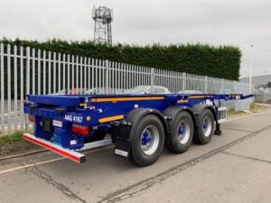 Brand New 2019 Dennison Skeletal. BPW Axles, Drum Brakes, 14 Twist Locks, Raise Lower Valve Facility, Choice Available in Red or Blue, Full Manufacturers Warranty Applies.