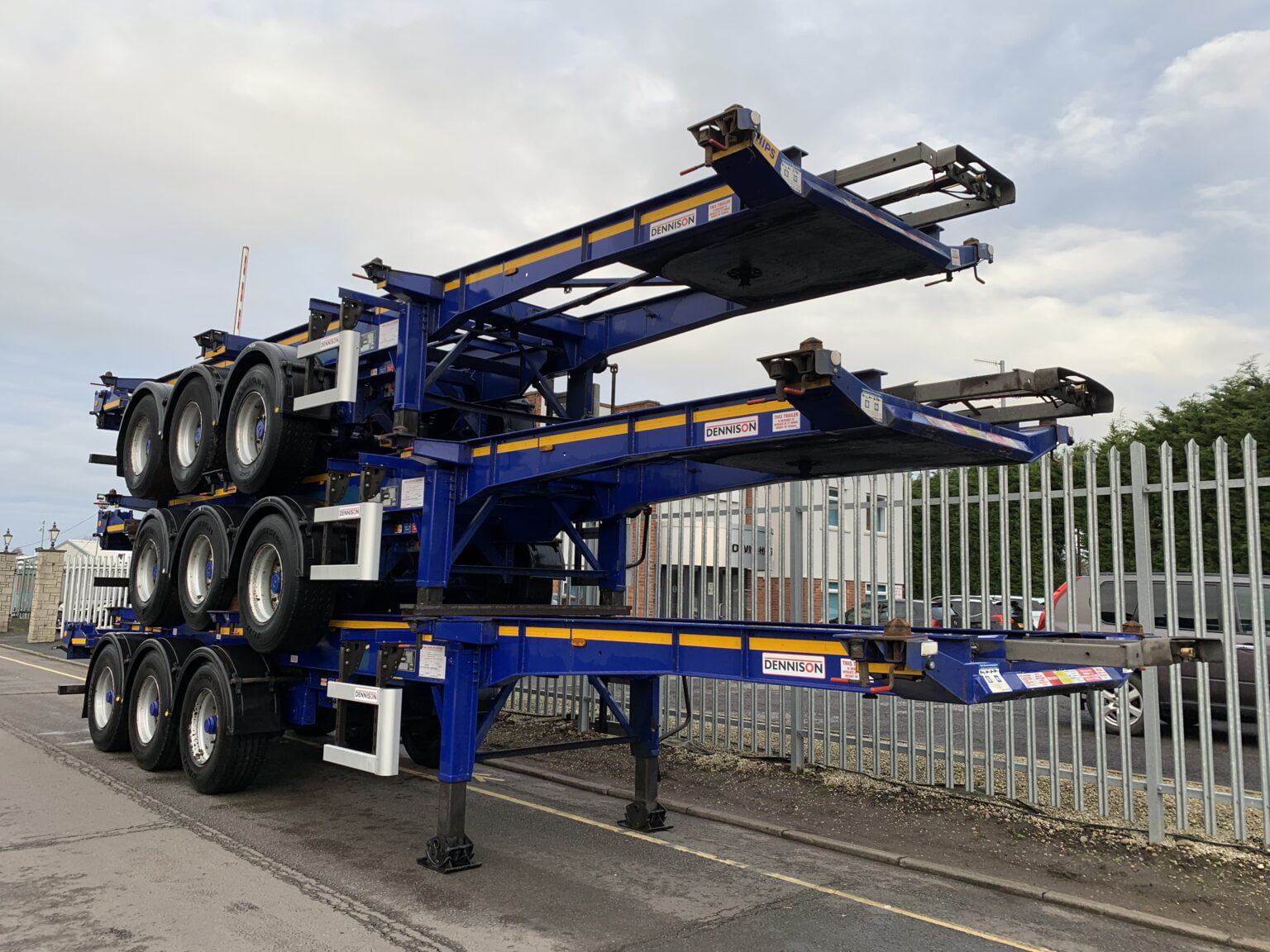 2018 DENNISON FIXED SKELETAL TRAILER - Asset Alliance Group