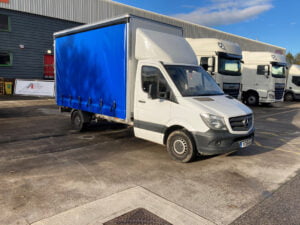 2018 Mercedes Sprinter, 3.5 Tonne, Curtainsider, Manual Gearbox, Day Cab, Low Mileage, Electric Windows, Steering Wheel Controls, Warranty & Finance Options Available.