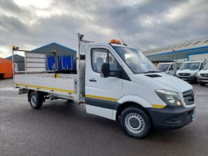 2018 Mercedes Sprinter, 3.5 Tonne, Dropside, Manual Gearbox, Day Cab, Low Mileage, Electric Windows, Steering Wheel Controls, Warranty & Finance Options Available.