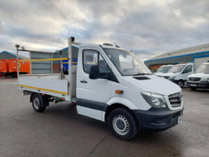 2018 Mercedes Sprinter, 3.5 Tonne, Dropside, Manual Gearbox, Day Cab, Low Mileage, Electric Windows, Steering Wheel Controls, Warranty & Finance Options Available.