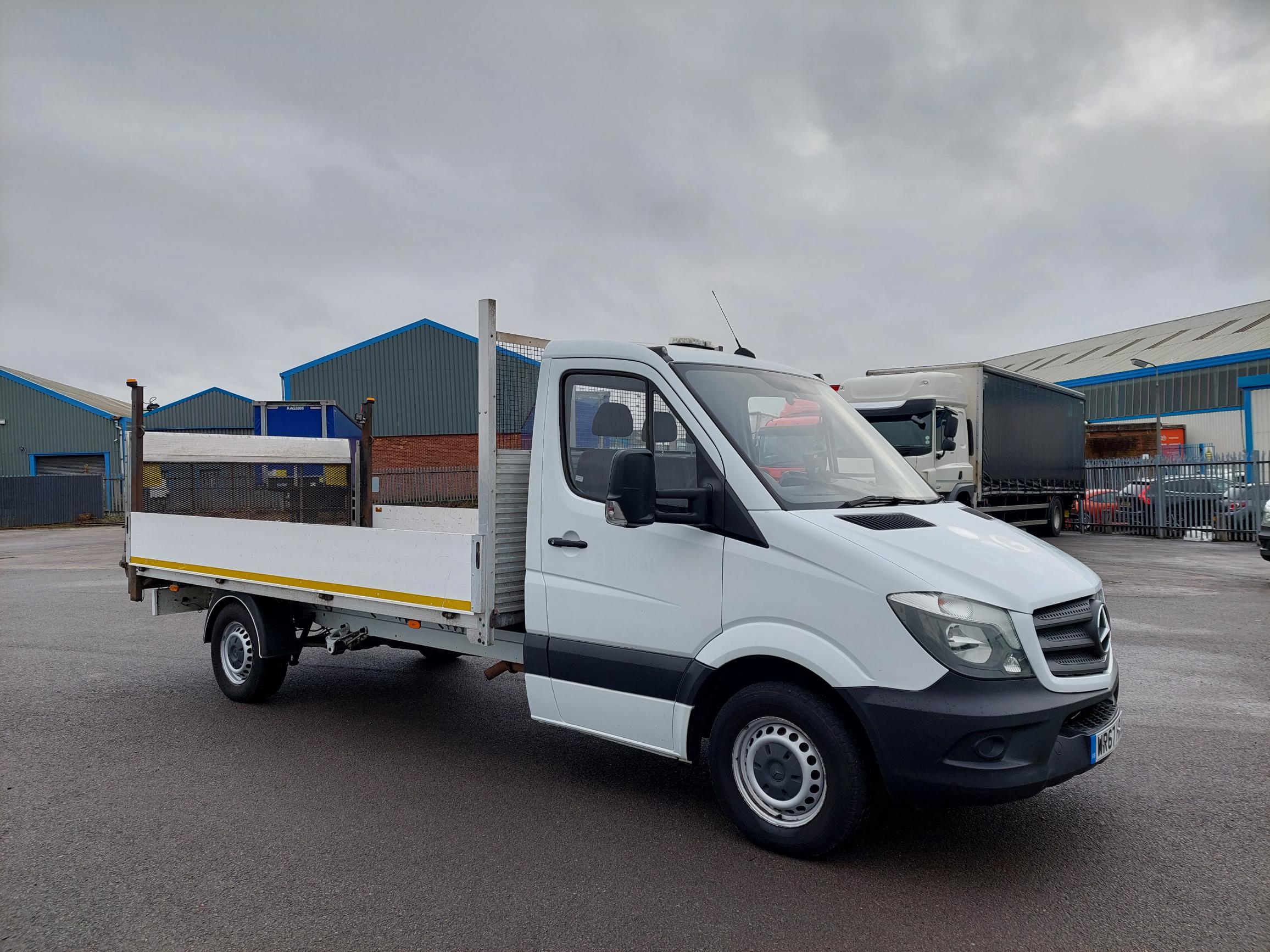 2017 (67) Mercedes Sprinter, 3.5 Tonne, Dropside, Manual Gearbox, Day Cab, Low Mileage, Electric Windows, Steering Wheel Controls, Warranty & Finance Options Available.