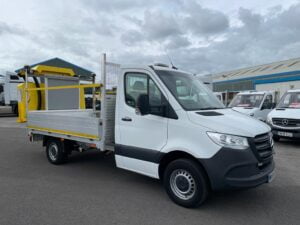 2018 (68) Mercedes Sprinter, Manual Gearbox, Day Cab, Full scale crash tested cushion, Galvanized steel structure, EMC Compliant, Steering Wheel Controls, Finance Options Available.