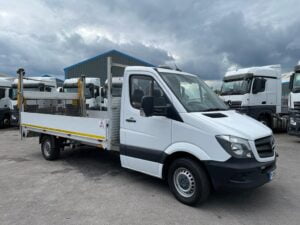 2018 (68) Mercedes Sprinter, 3.5 Tonne, Dropside, Manual Gearbox, Day Cab, Low Mileage, Electric Windows, Steering Wheel Controls, Warranty & Finance Options Available.