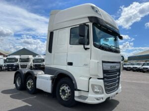 2017 (67) DAF XF, Euro 6, 510bhp, Double Sleeper Superspace Cab, 12 Speed AS Tronic Automatic Gearbox, Exhaust Brake, Steering Wheel Controls, Air Con,Electrically Heated & Adjustable Mirrors, Aluminium Catwalk Infill, 490 Litre Fuel Tank, 90 Litre ADBlue Tank, 3.95m Wheelbase, Warranty & Choice Available.