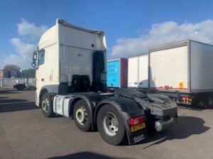 2017 DAF XF, Euro 6, 510bhp, Double Sleeper Superspace Cab, 12 Speed AS Tronic Automatic Gearbox, Exhaust Brake, Steering Wheel Controls, Air Con, Electrically Heated & Adjustable Mirrors, Aluminium Catwalk Infill, 490 Litre Fuel Tank, 90 Litre ADBlue Tank, 3.95m Wheelbase, Finance, Warranty & Choice Available.