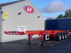 Brand New 2022 Dennison Skeletal Trailer, 14 x Twist Locks, SAF Axles, Drum Brakes, Raise Lower Valve Facility, Full Manufacturer's Warranty Applies, Finance Options also Available.