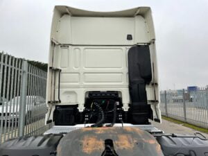 2019 DAF XF, Euro 6, 530bhp, Superspace Twin Sleeper Cab, Steering Wheel Controls, Sat Nav, Fridge, Cruise Control, 3.95m Wheelbase, Xtra Comfort Mattress, Mid-Lift Axle, Aluminium Catwalk Infill Panels, Choice, Warranty & Finance Options Available.