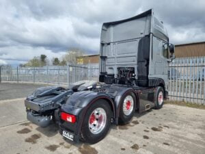 2019 (69) DAF XF, Euro 6, 530bhp, Superspace Twin Sleeper Cab, Steering Wheel Controls, Truck has been fully customised, 322,000km, Automatic Gearbox, Mid-Lift Axle, Fridge, Air Con, Electric Mirrors/Windows, Sat-Nav, Aluminium Catwalk Infill Panels, Air Horns, Spotlights, Finance & Warranty Options Available.