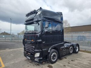 2019 (69) DAF XF, Euro 6, 530bhp, Superspace Twin Sleeper Cab, Steering Wheel Controls, Truck has been fully customised, Automatic Gearbox, Mid-Lift Axle, Fridge, Air Con, Electric Mirrors/Windows, Sat-Nav, Aluminium Catwalk Infill Panels, Air Horns, Light Bars, Finance & Warranty Options Available.