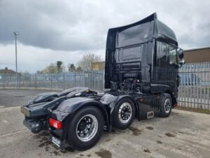 2019 (69) DAF XF, Euro 6, 530bhp, Superspace Twin Sleeper Cab, Steering Wheel Controls, Truck has been fully customised, Automatic Gearbox, Mid-Lift Axle, Fridge, Air Con, Electric Mirrors/Windows, Sat-Nav, Aluminium Catwalk Infill Panels, Air Horns, Light Bars, Finance & Warranty Options Available.
