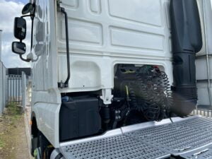 2019 DAF XF, Euro 6, 530bhp, Superspace Twin Sleeper Cab, Steering Wheel Controls, Automatic Gearbox, Fridge, Cruise Control, 3.95m Wheelbase, Xtra Comfort Mattress, Mid-Lift Axle, Aluminium Catwalk Infill Panels, Choice, Warranty & Finance Options Available.