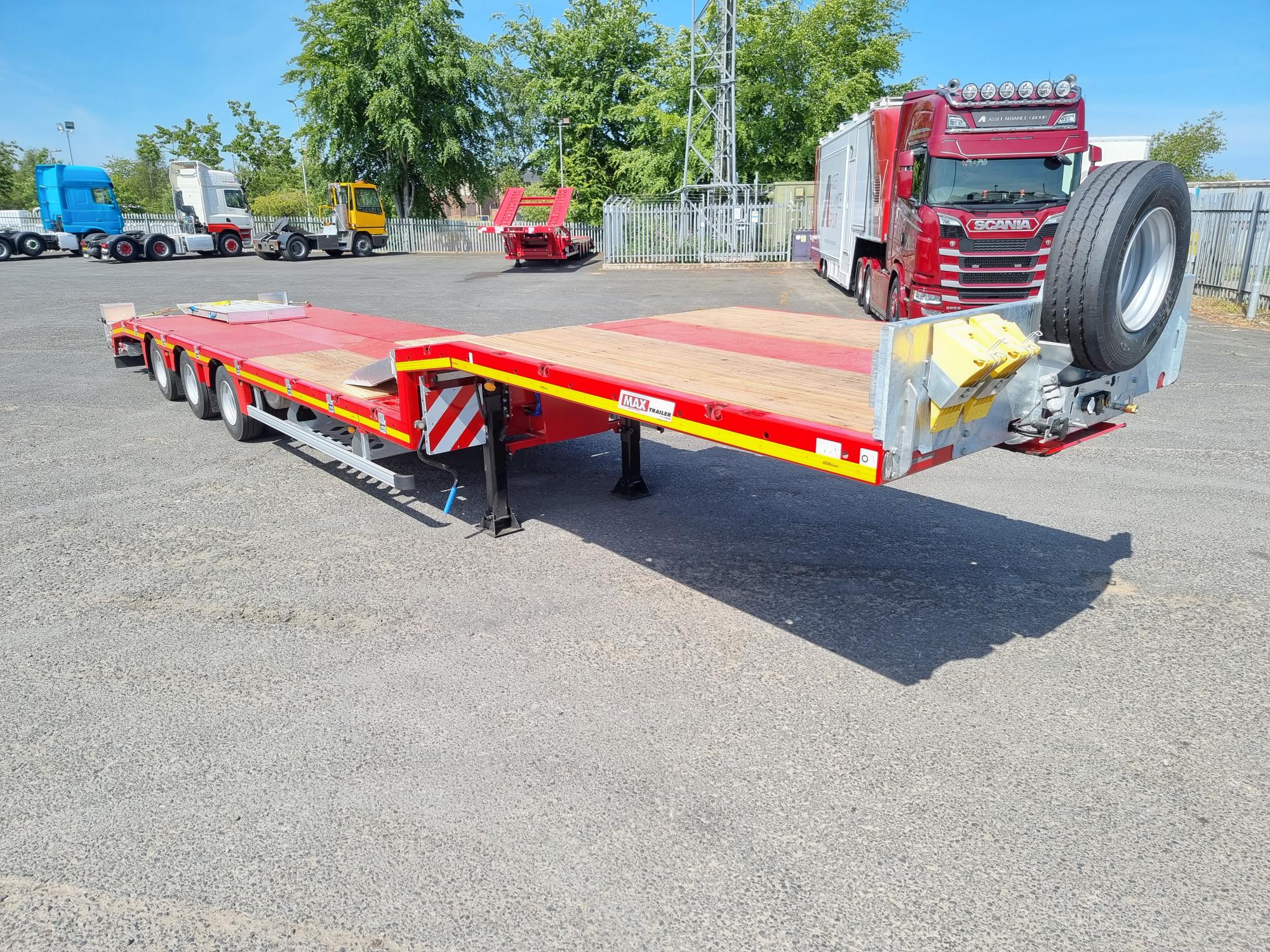 Brand New 2023 Faymonville Extendable Lowloader, BPW Axles, Drum Brakes, Steel Track with Timber Infill, 17.5 Inch Wheels, Clip on Ramps at Neck & Rear, Rear Beacons, Spare Wheel, Winch with Bluetooth Remote, Lashing Rings, Toolbox, Wheel Chocks, Rear Steer, Full Manufacturers Warranty Applies & Finance Options Available.