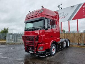 2019 (69) DAF XF, Euro 6, 530bhp, Superspace Twin Sleeper Cab, Steering Wheel Controls, Truck has been fully customised, Low Mileage, Automatic Gearbox, Mid-Lift Axle, Sat Nav, Electric Mirrors/Windows, Aluminium Catwalk Infill Panels, Alloy Side Skirts, Roof Marker Lights, LED Headboard, Trux Bull Bar, Bumper Spolier with Gyllie Lights, Warranty & Finance Options Available.