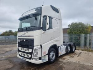 2020 Volvo FH500, Factory White, Euro 6, 500bhp, 4.1m Wheelbase, Automatic Gearbox, Single Bunk, Leather Trim, Overhead and Under Bunk Storage, Night Heater, Cruise Control, Fridge, Electric Mirrors, Factory Fitted DVS, Sat Nav Radio and TV Prep. Finance & Warranty Options Available.